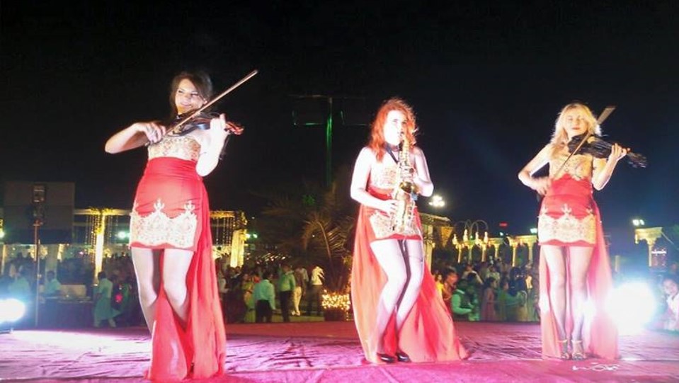 female trio musicians jaipur